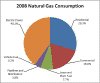 Pie Chart of Natural Gas Markets